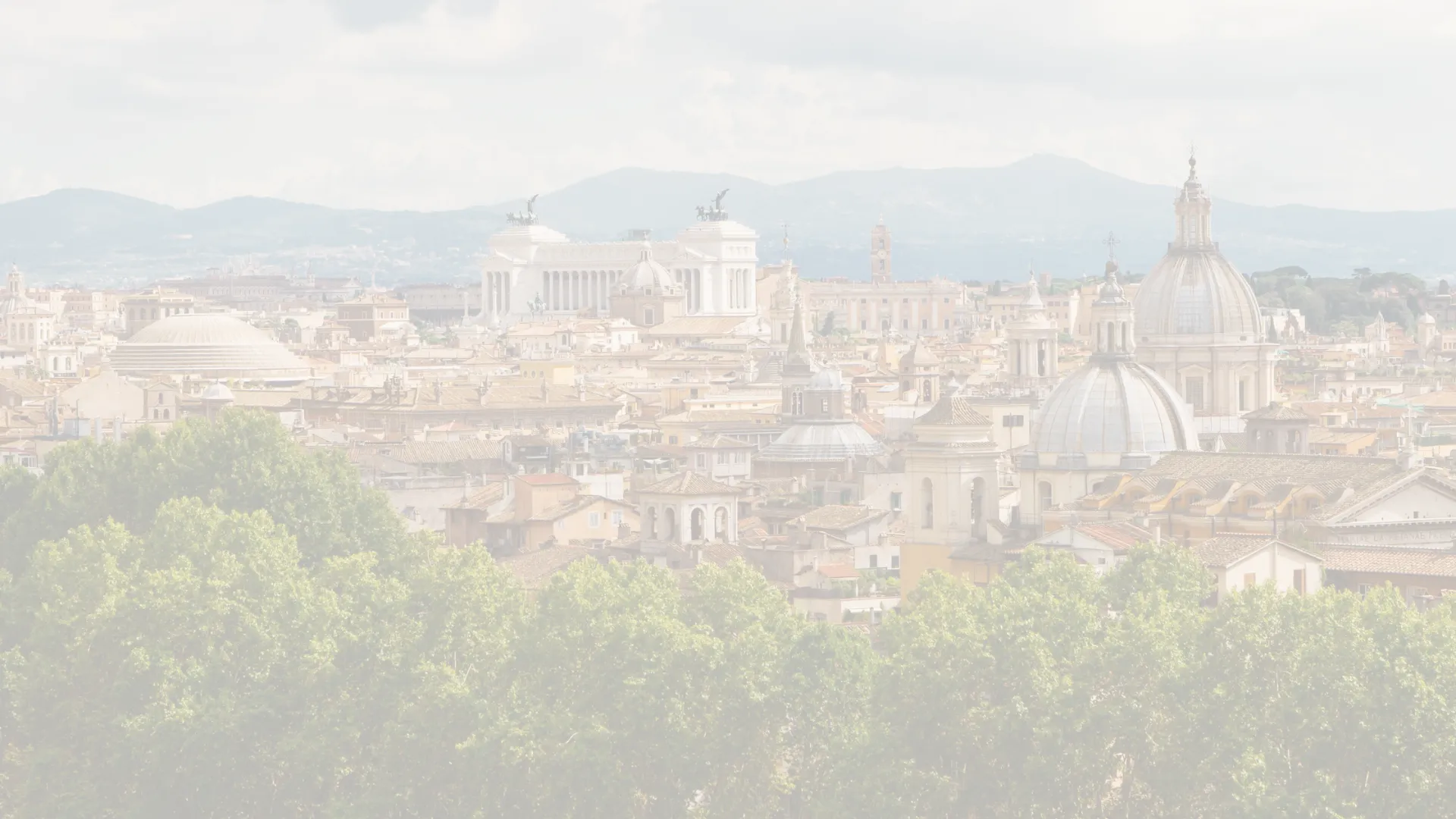 Veduta di Roma dal Gianicolo