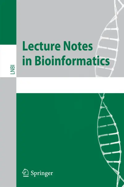 Lecture Notes in Bioinformatics cover