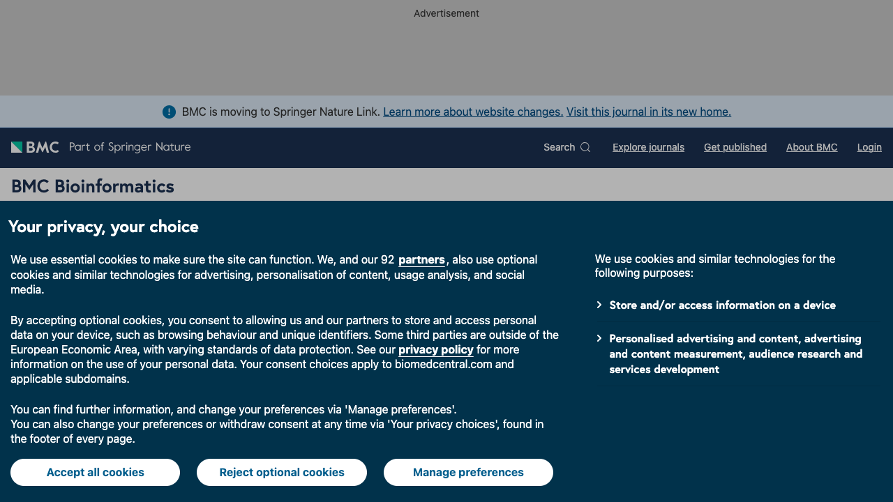 CIBB 2021 Supplement of BMC Bioinformatics