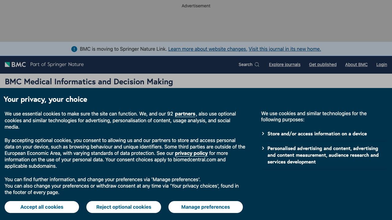 CIBB 2023 Supplement of BMC Medical Informatics and Decision Making